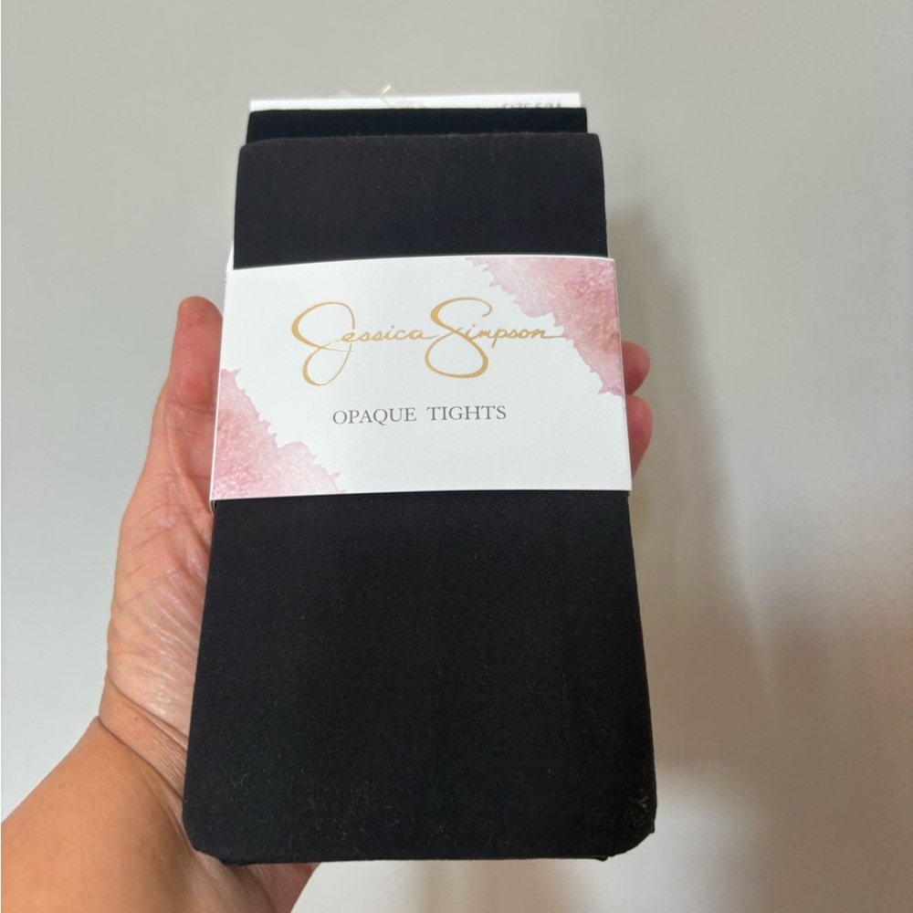 Jessica Simpson OPAQUE TIGHTS Brand New factory packaging. Size SM.